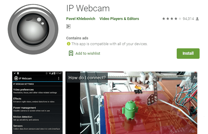 Trolley how often laundry How to use IP Webcam with opencv as a wireless camera | Codacus